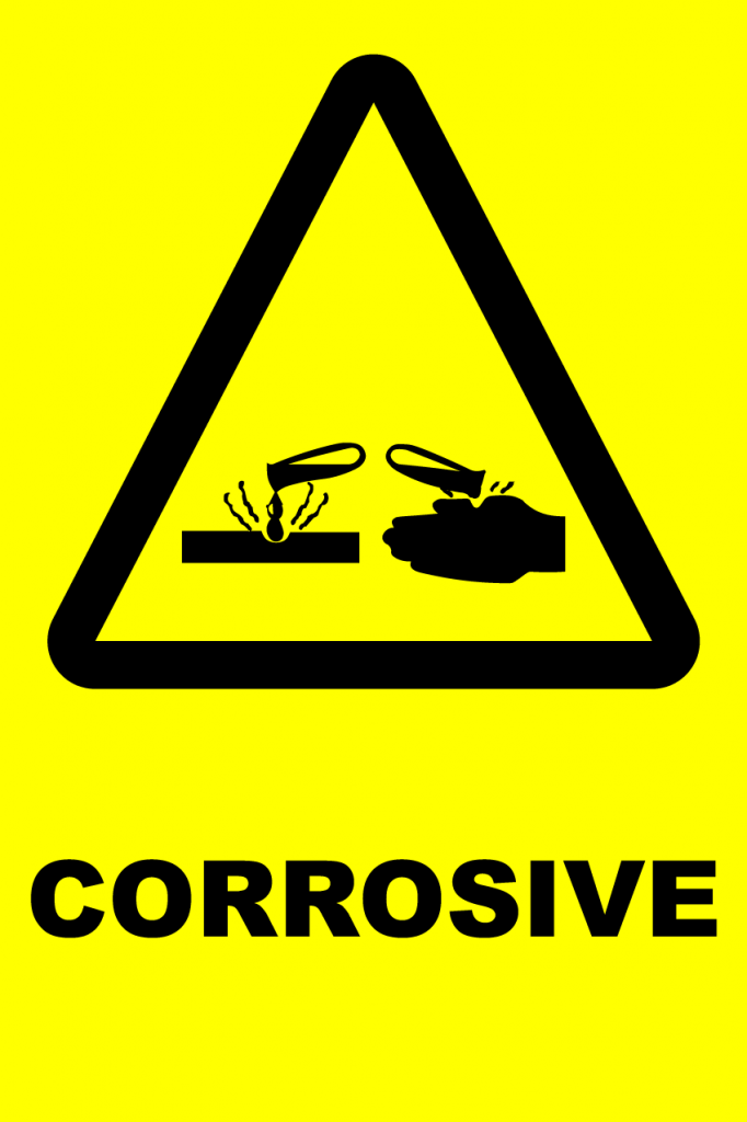 Caution - Corrosive • Newprint HRG - Print and Sign Solutions